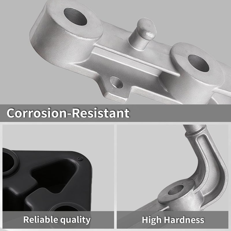 RydSuns 6Pcs Exhaust Bracket Muffler Support Compatible with 2019-2025 Dodge Ram 1500 Rear Left & Right Rubber Isolator Hanger Assembly Replaces 68275662AB 68519121AA 68395841AA - Image 4